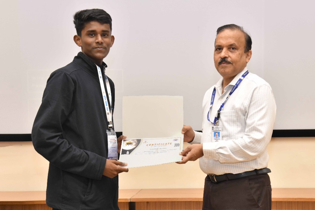 Omkar at YUVIKA Young Scientist Programme